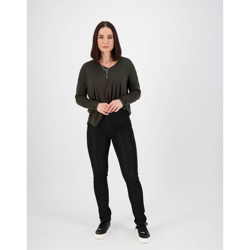 Vassalli Full Length Denim Leggings image number 3