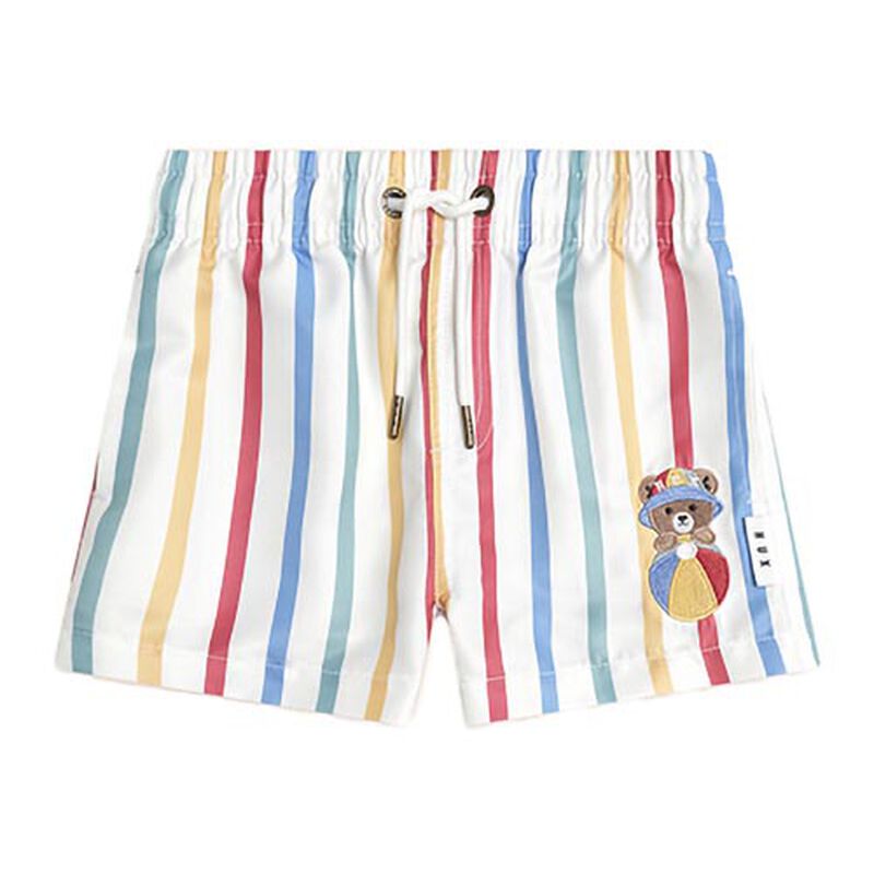 Huxbaby Huxbear Stripey Swim Shorts 6M-2Y image number 0