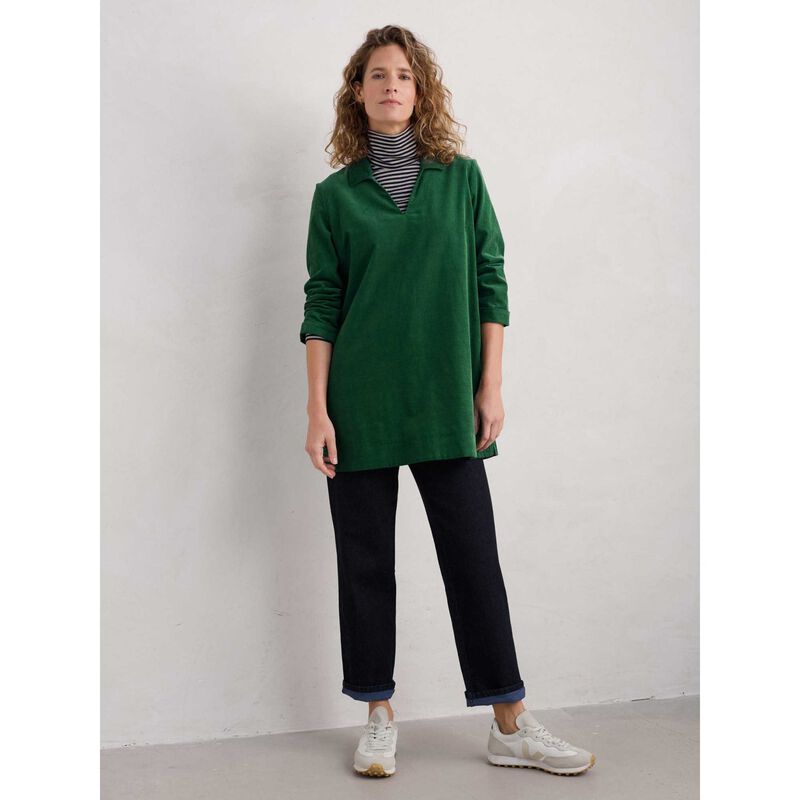 Seasalt Cornwall Lavethan Tunic Evergreen image number 3