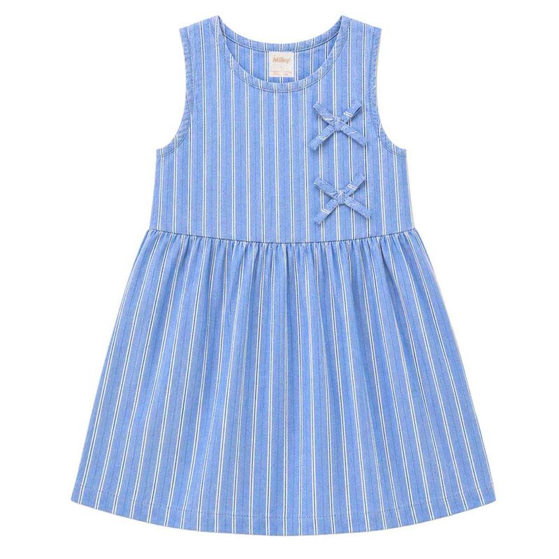 Milky Stripe Dress 2-7Y image number 0