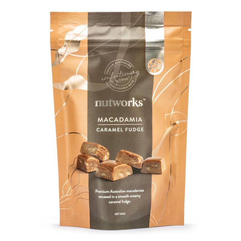 Nutworks Caramel Macadamia Fudge 150g image number 0