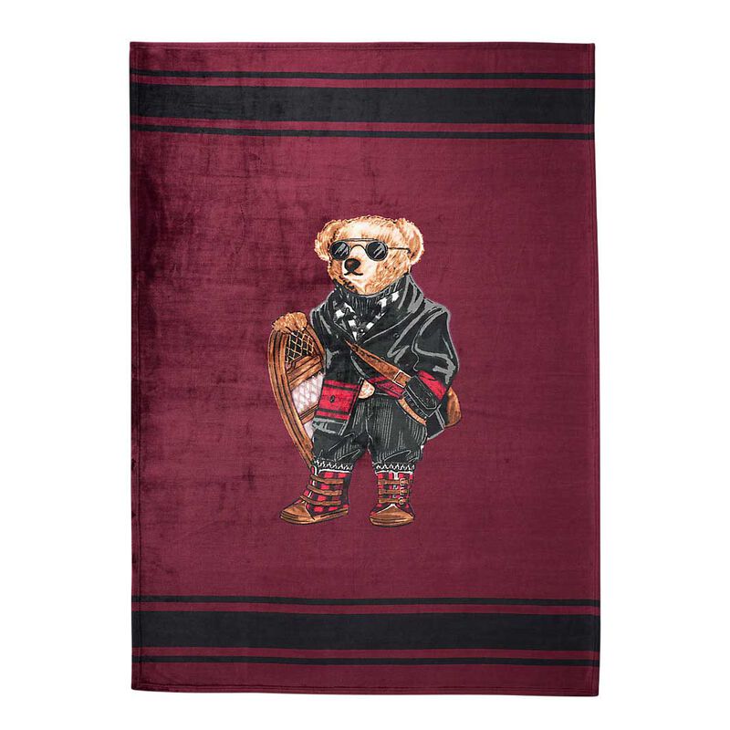 Polo Ralph Lauren Holiday Polo Bear Throw Blanket 50x70 image number 0