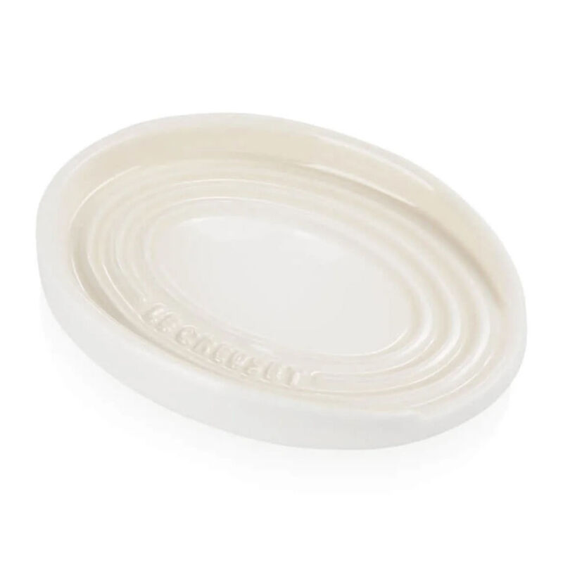Le Creuset Oval Spoon Rest - White image number 0