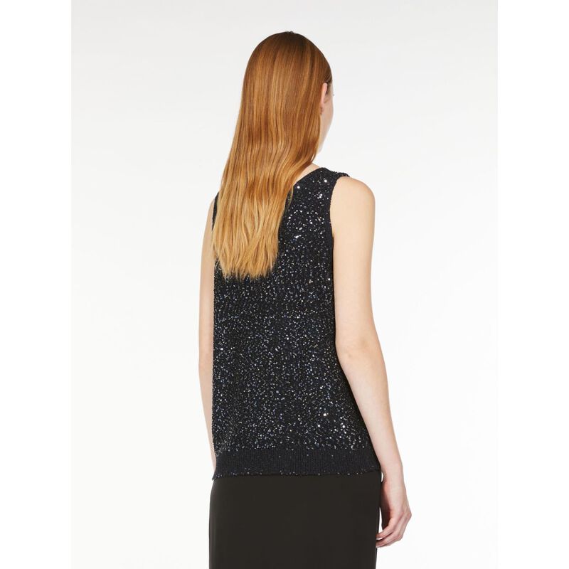 Weekend Max Mara Narva Sequin Sleeveless Top image number 1