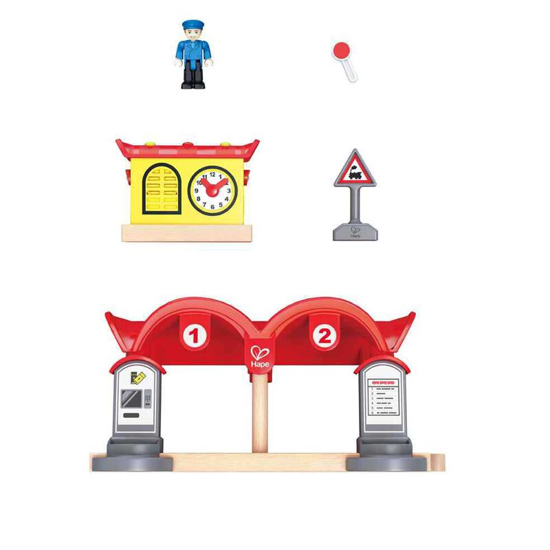 Hape Record Listen & Light Railway Station image number 3