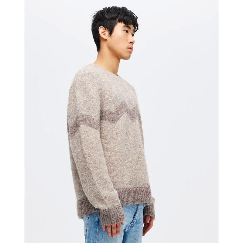 Neuw Intarsia Zig Zag Crew image number 2