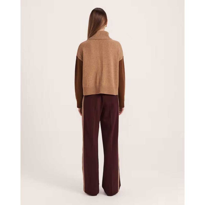 SABA Claudia Wool Colour Block Knit image number 1