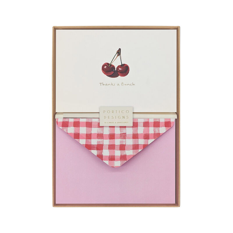 Portico Designs Boxed Notecard Collection - Thanks A Bunch image number 1