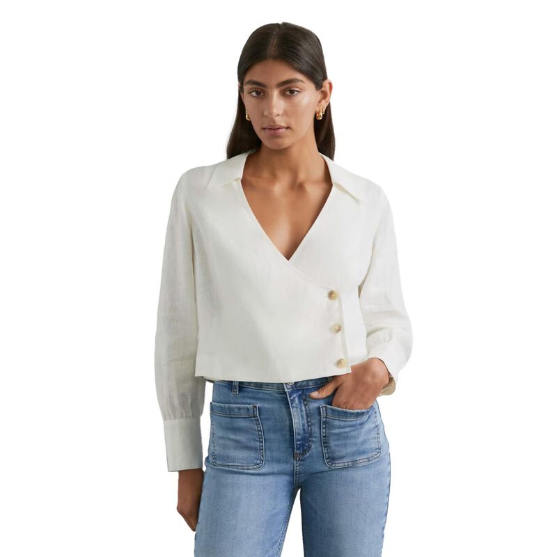 JAG Annabel Linen Ls Blouse image number 0