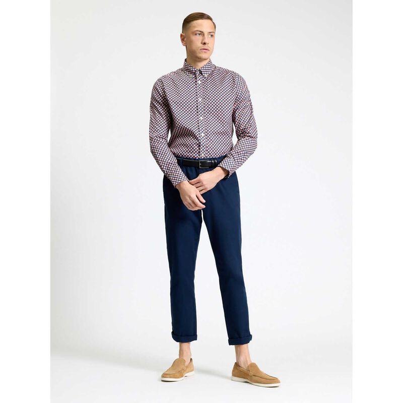 Ben Sherman Split Geo Print Shirt image number 3