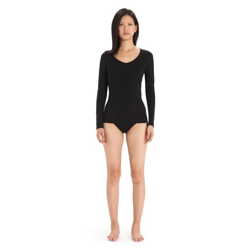 Icebreaker Womens Siren LS Sweetheart image number 3