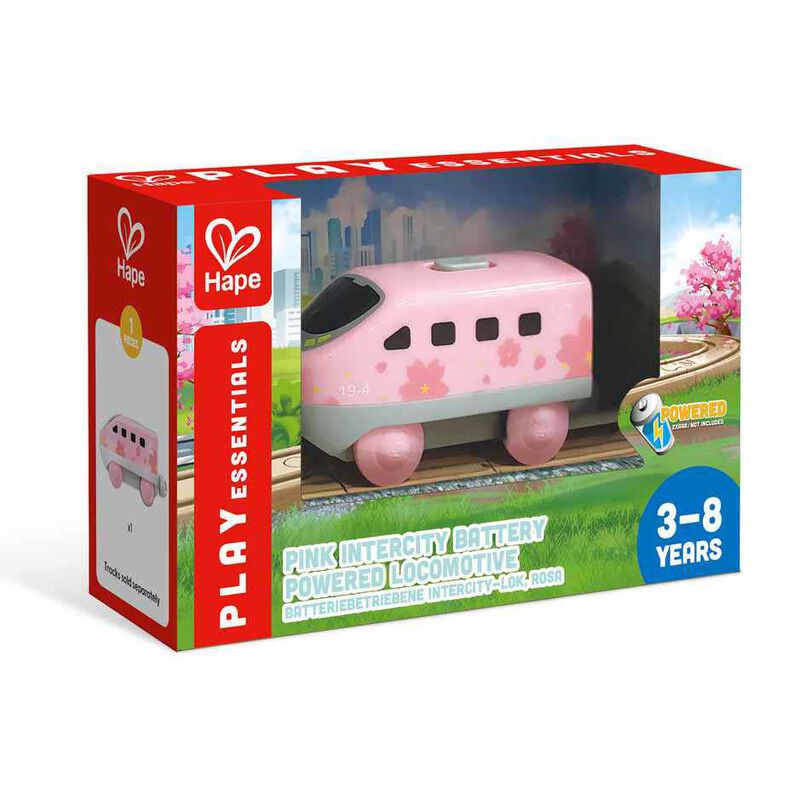 Hape Battery Powered Intercity Loco - Pink image number 2