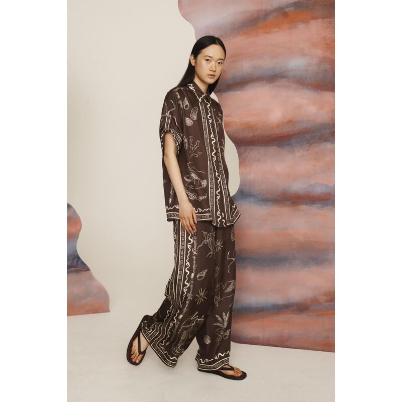 ALÉMAIS Sammy Silk Shirt image number 3
