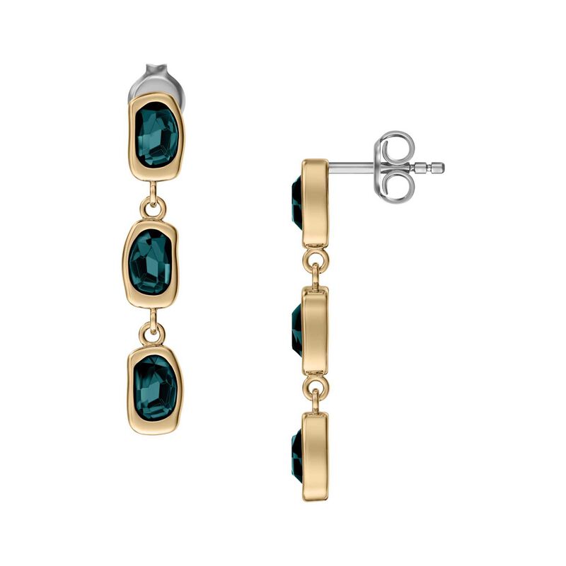 Skagen Sofie Sea Glass Stainless Steel Drop Earrings image number 0