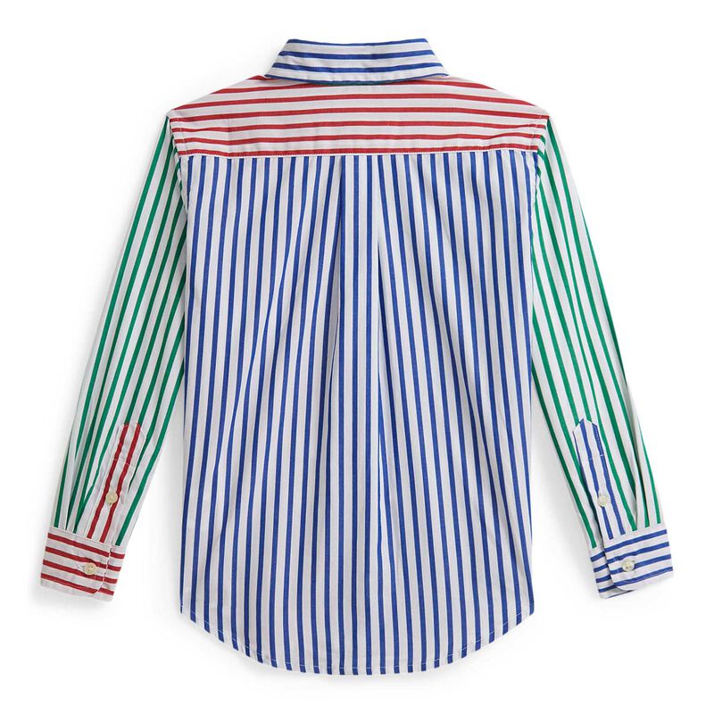 Polo Ralph Lauren Striped Cotton Poplin Fun Shirt 3-7Y image number 1