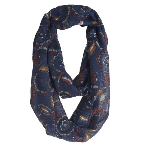 Seasalt Cornwall Pretty Circle Scarf Floral Pattern Galley