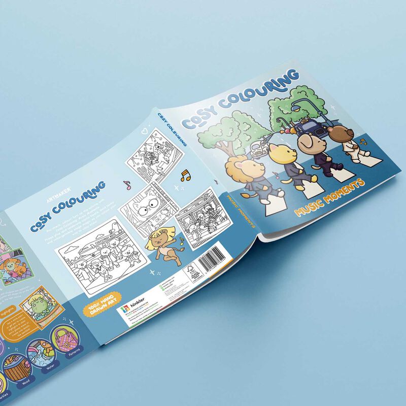 Hinkler&nbsp; Cosy Colouring Music Moments image number 2
