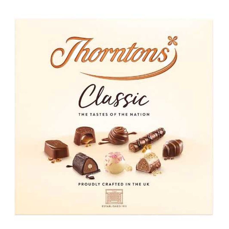 Thorntons Classic Chocolate Box 262g image number 0