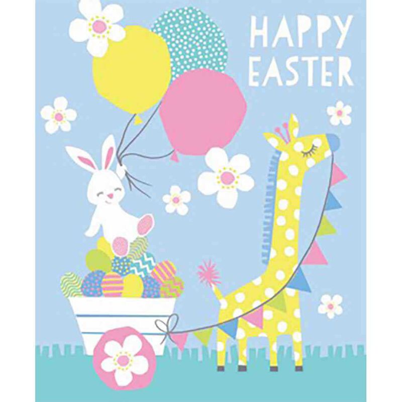 Image Gallery Easter Juv Giraffe & Bunny image number 0