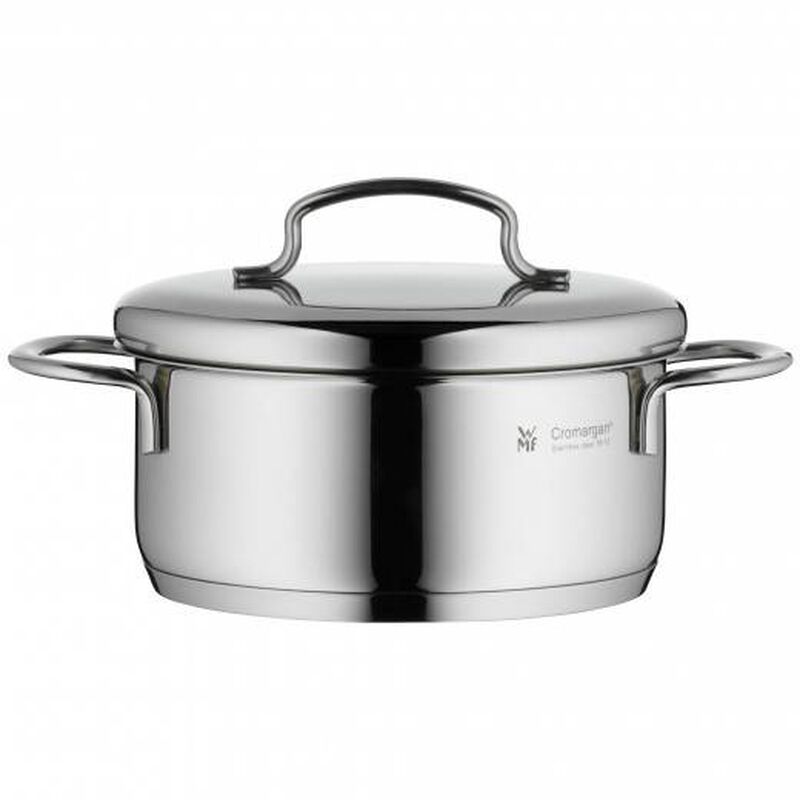 WMF Mini Cookware 0.9 Litre Low Casserole with Lid 14cm image number 0