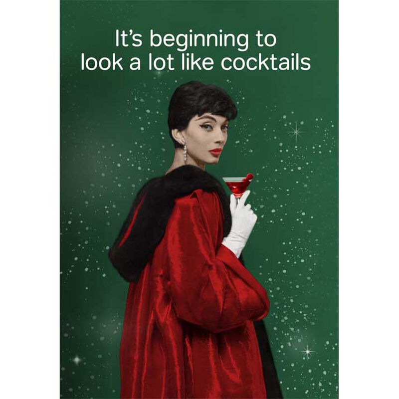 Cath Tate Christmas Cocktails Card image number 0