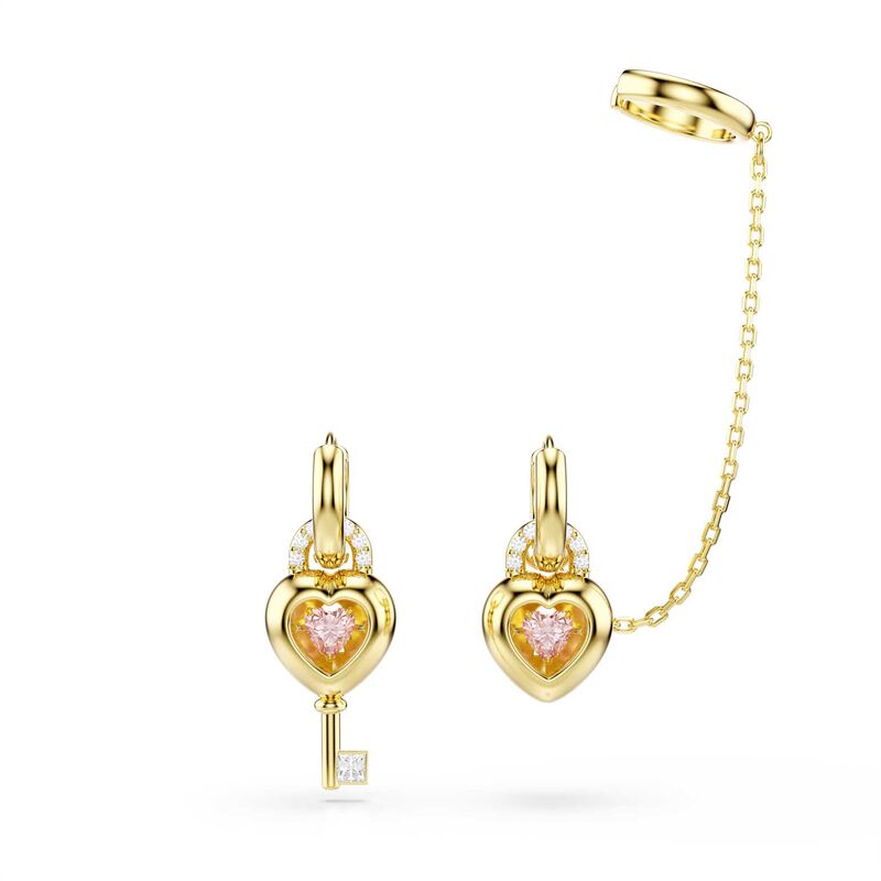 Swarovski Idyllia Drop Earrings with Ear Cuff image number 3