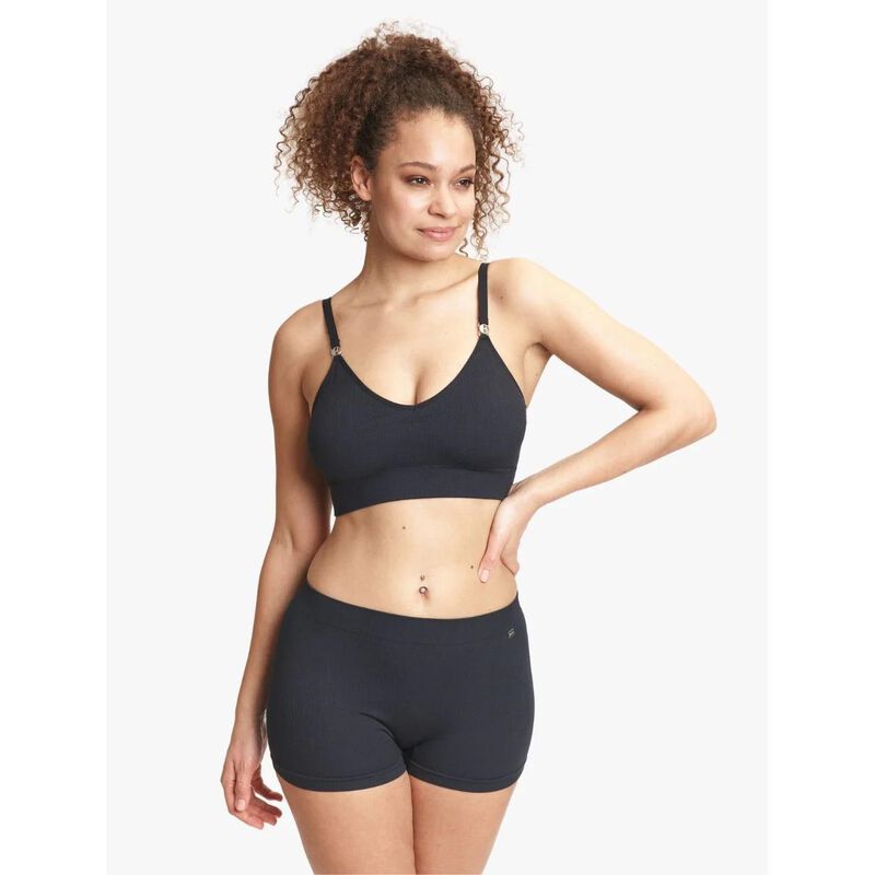 Elle Rib Padded Bralette image number 3