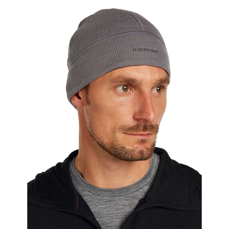 Icebreaker Merino 260 Waffle Knit Wander Reversible Beanie image number 2