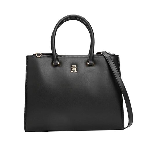 Tommy Hilfiger TH Monogram Plaque Tote