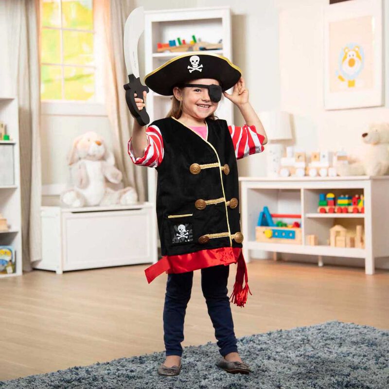 Melissa & Doug Pirate Role Play Costume Set image number 1