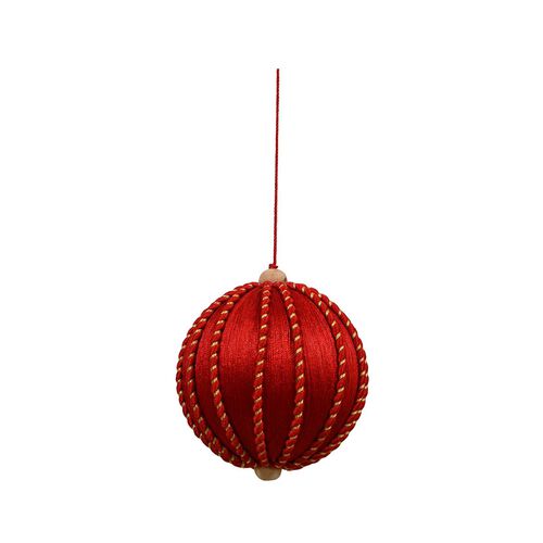 Maytime Majestic Hanging Ball - Red