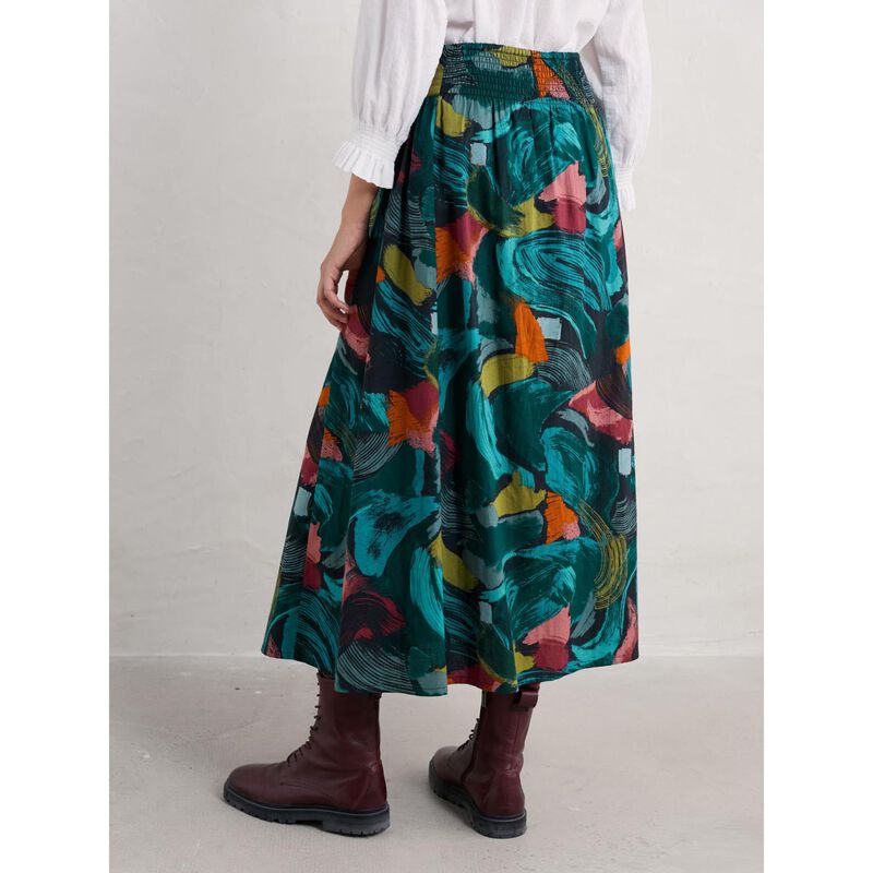 Seasalt Cornwall Mevagissey Skirt Lelant Abstract Mix image number 1