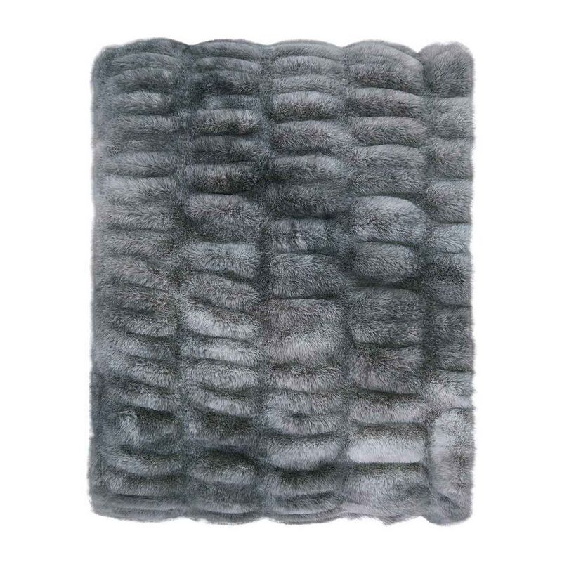 Top Drawer Luxe Rabbit Throw 600Gsm Tie-Dyed Fur - 150x200cm image number 0