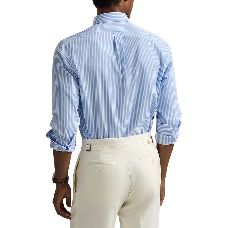 Polo Ralph Lauren Custom Fit Striped Stretch Poplin Shirt image number 1