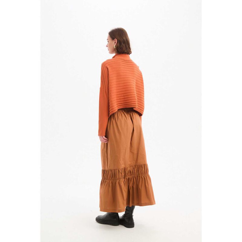 TIRELLI Cowl Neck Button Knit Jumper image number 1