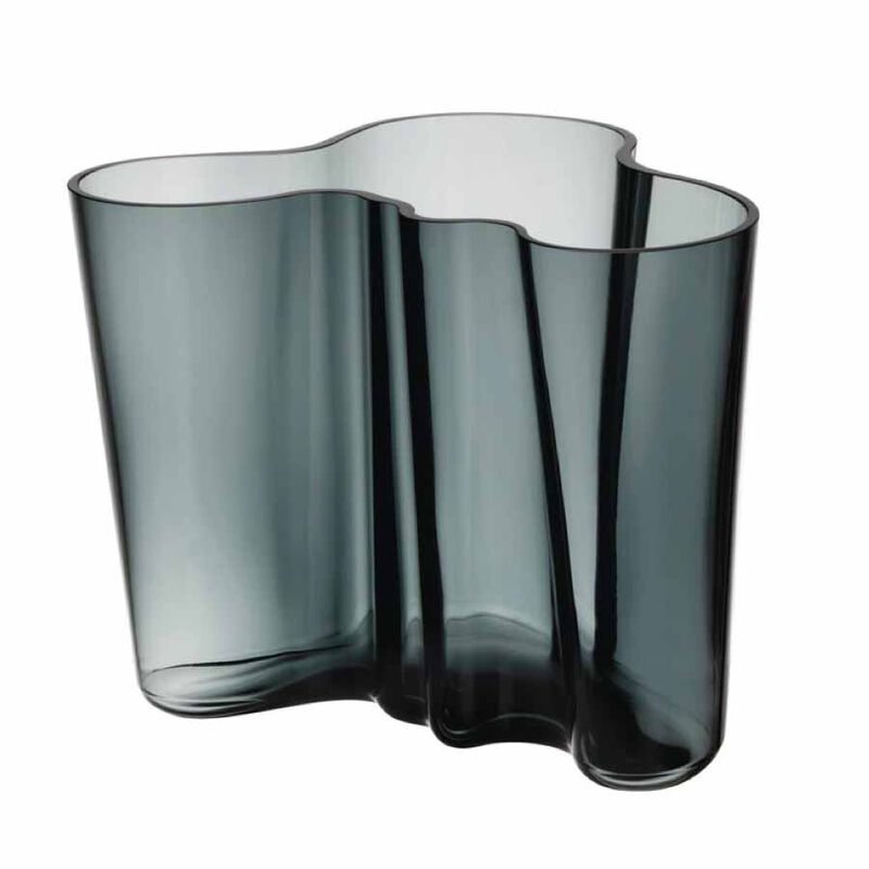 iittala Alvar Aalto Vase 16cm Dark Grey image number 0
