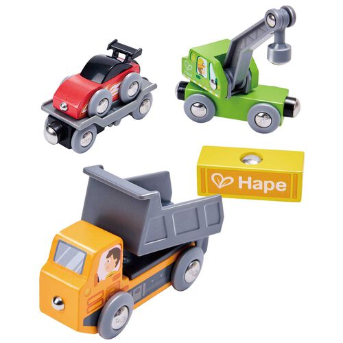 Play Essentials Colourful Construction Vehicles Fleet