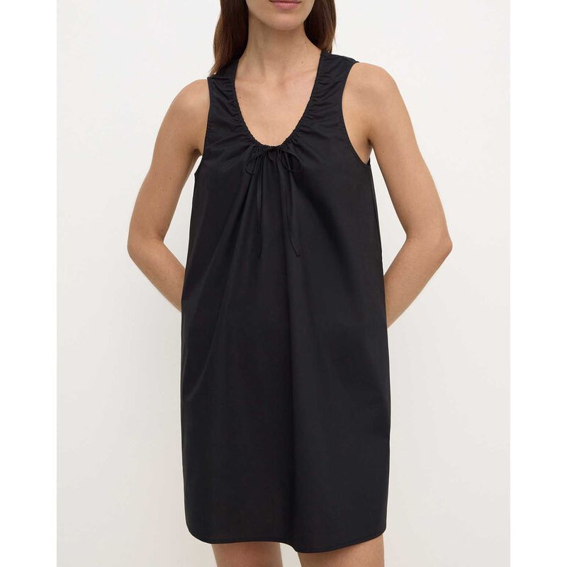 Assembly Label Holly Cotton Mini Dress Black image number 2