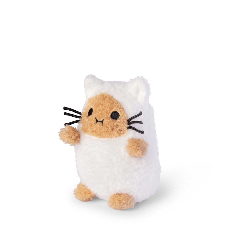 Noodoll White Kitty Ricespud Mini Sitting Plush image number 3