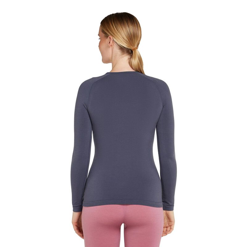 Icebreaker W Merino Blend 260 ZoneKnit Seamless LS Crewe image number 13