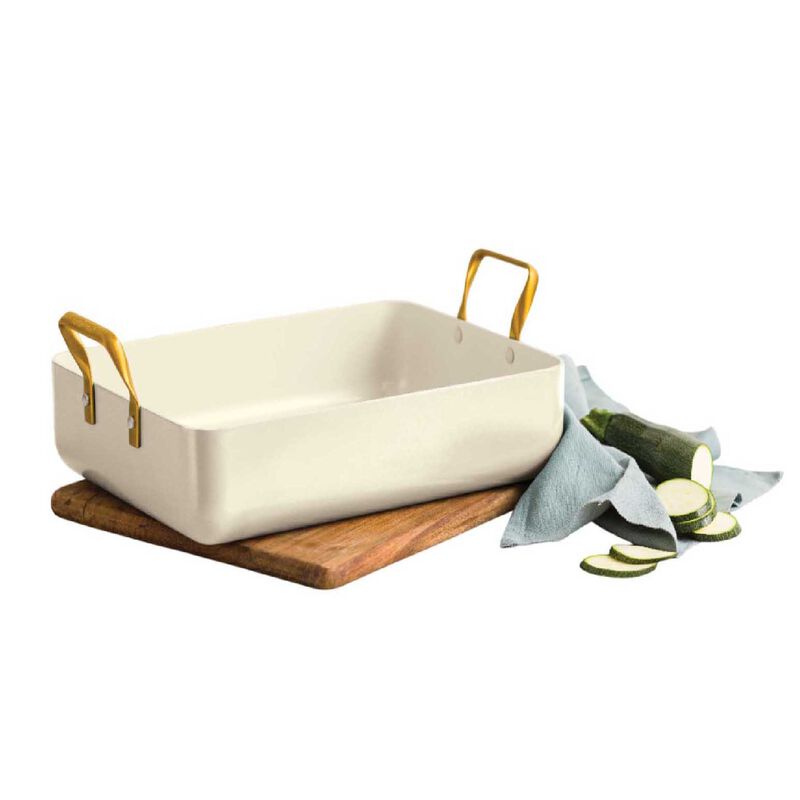 Greenpan Padova Cream PFAS Free Roasting Pan image number 2