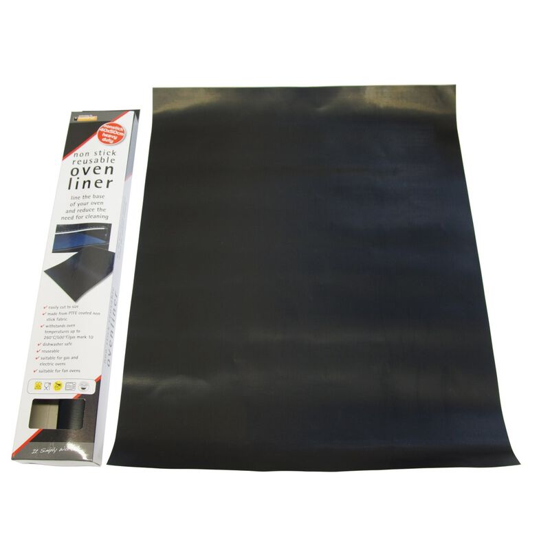 D.Line Non Stick Reusable Oven Liner Black 40x50cm (330g) image number 1