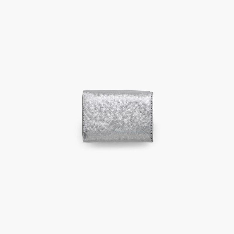 MARC JACOBS The Metallic Utility Mini Trifold Wallet image number 1