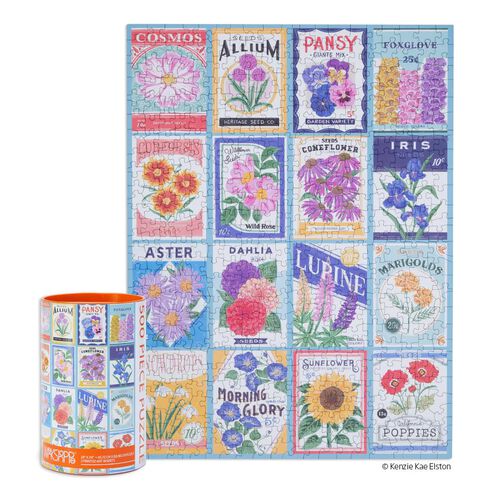 WerkShoppe Seed Packets 500 Piece Puzzle