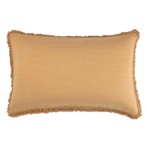 MM Linen Laundered Linen Tassel Pillowcover Set