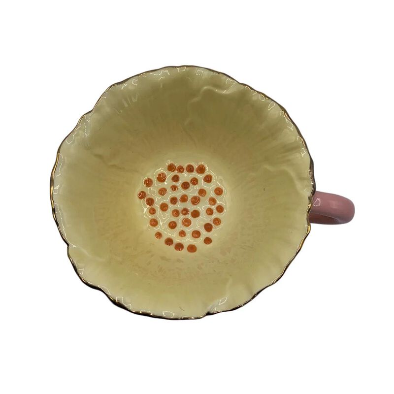 House Of Disaster Posy Yellow Tea Cup image number 1