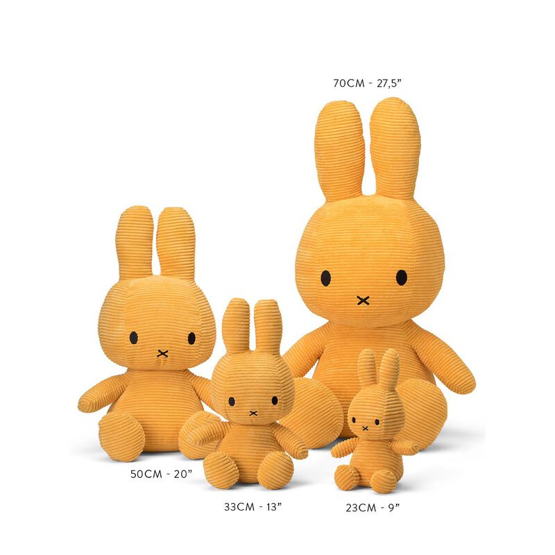 Miffy Plush Miffy Eco Corduroy Offwhite 33 cm image number 3