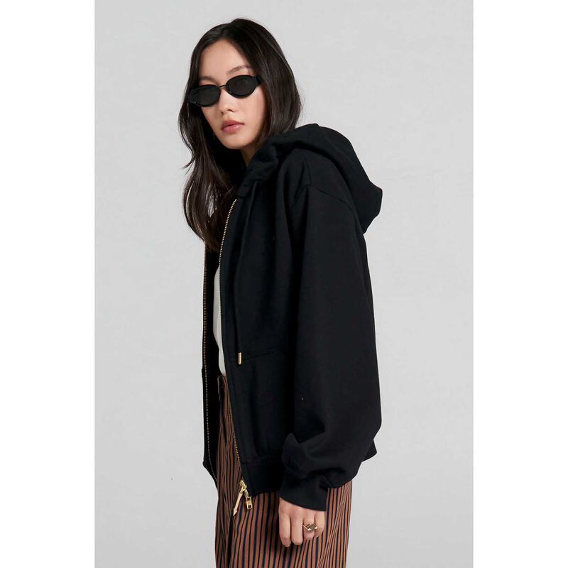 Karen Walker Runaway College Cropped Oversized Hoodie image number 2