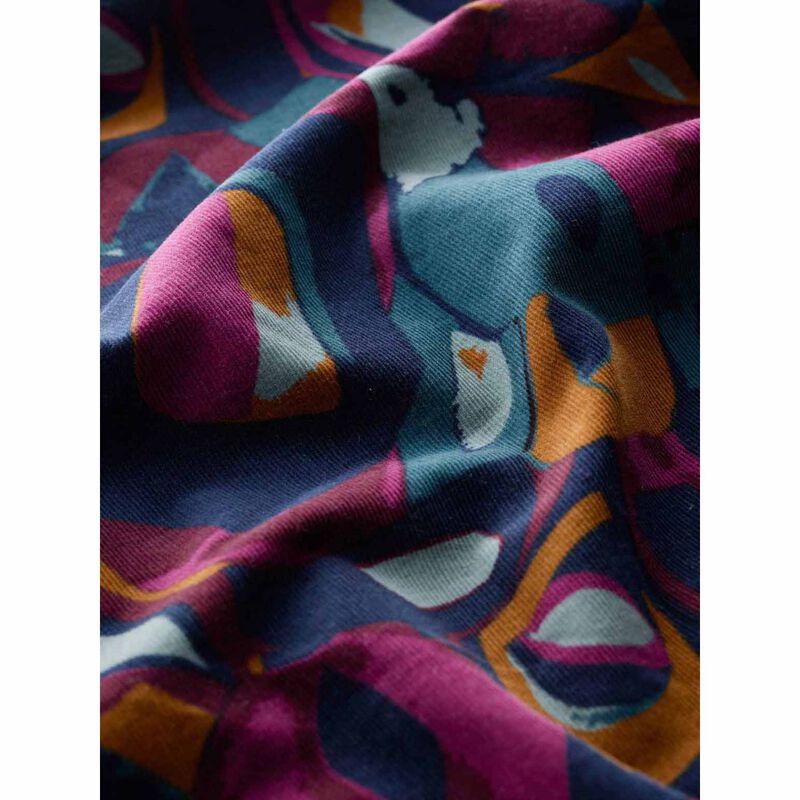 Seasalt Cornwall Port Gaverne Tunic Abstract Figures Merlot image number 2