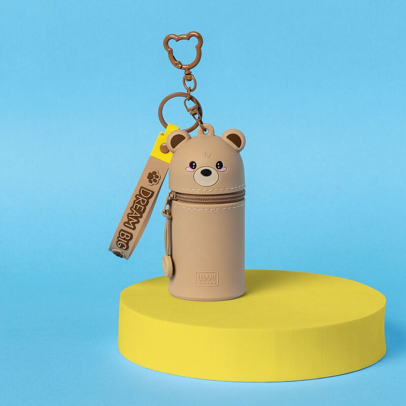 Legami Teddy Bear Coin Purse With Key Ring image number 3